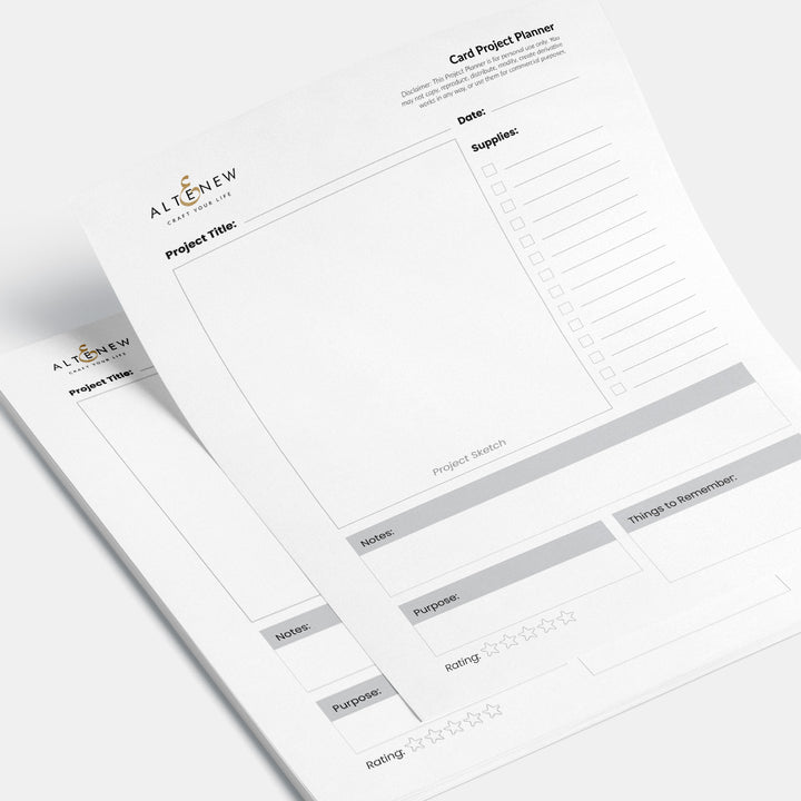 Ready-to-Use Card Project Planner