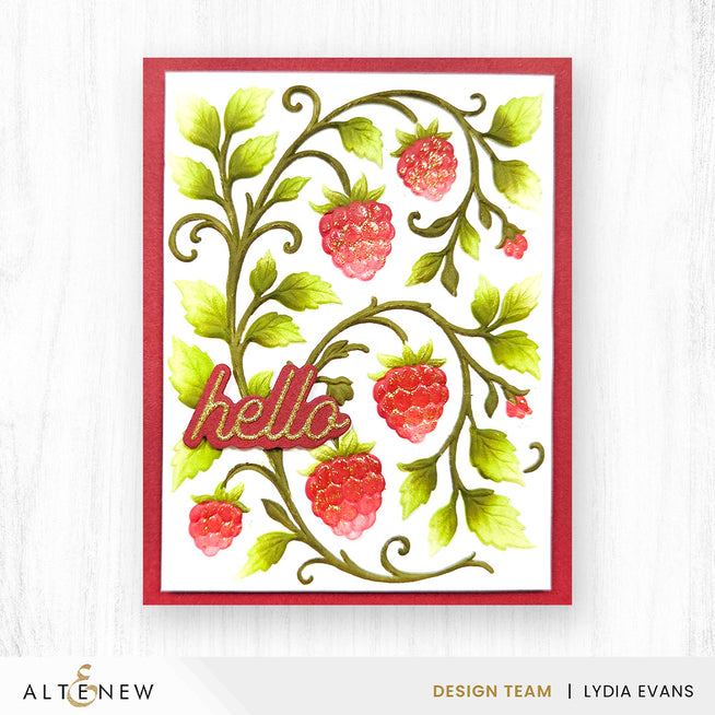 Altenew September 2026 Full Release Bundle featuring Raspberry Bliss Lydia floral illustration on a white background.