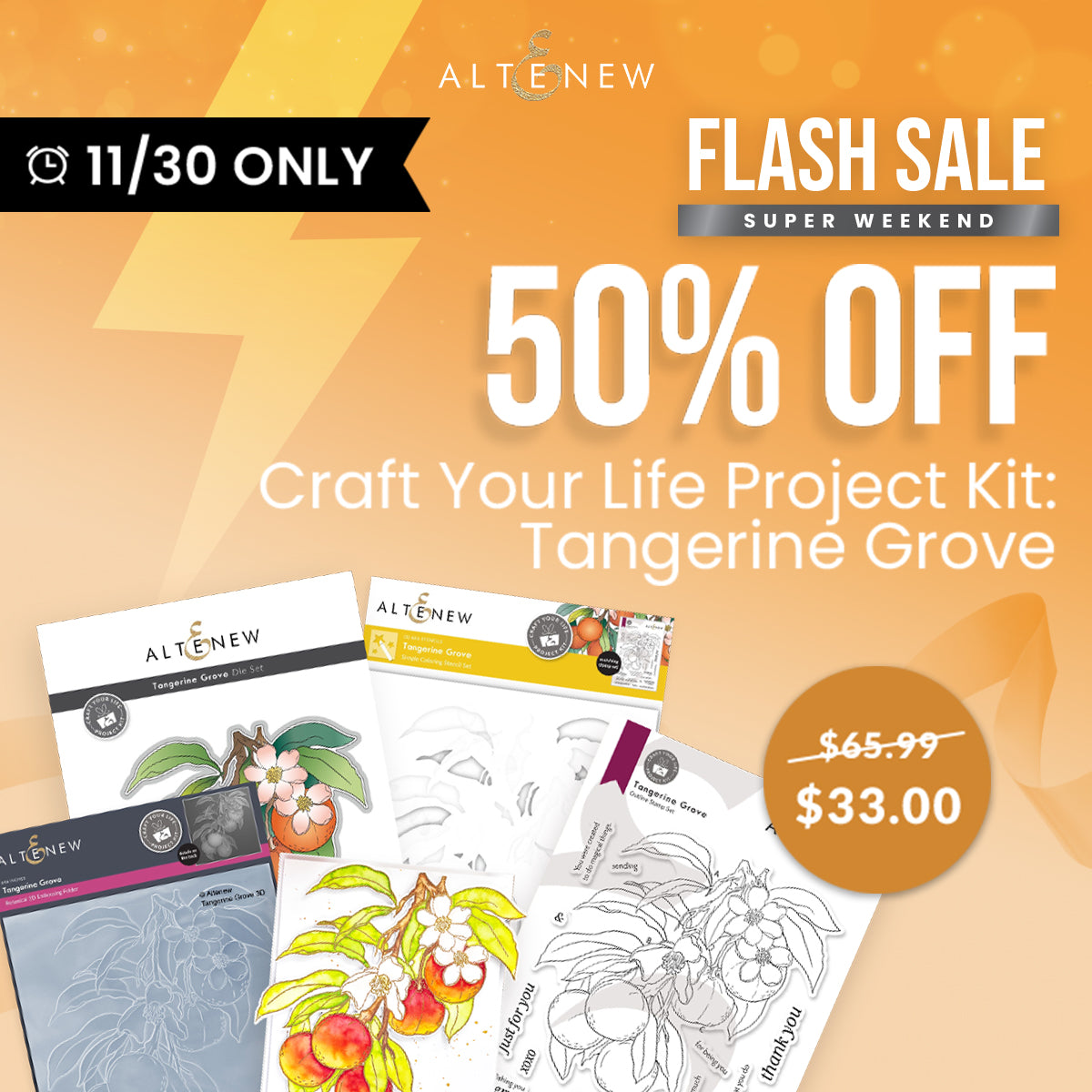 Craft Your Life Project Kit: Tangerine Grove