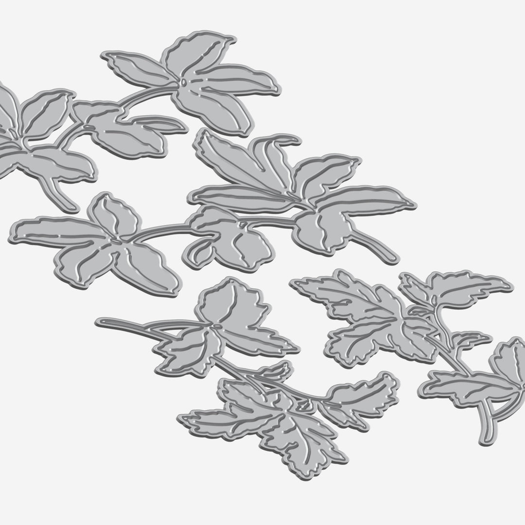 Twin Leaves Sprays Die Set
