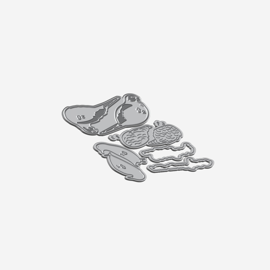 Altenew Mini Delight Wings of Comfort stamp and layering die set with intricate wing and floral designs for card making.