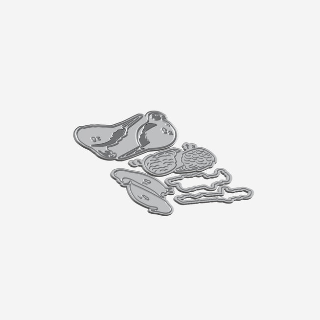 Altenew Mini Delight Wings of Comfort stamp and layering die set with intricate wing and floral designs for card making.