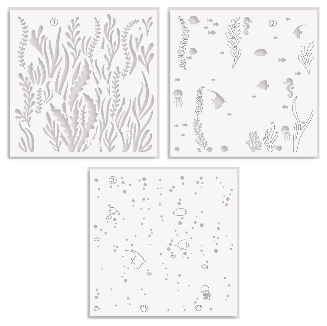 Undersea Jamboree Stencil Set (3 in 1) - Altenew