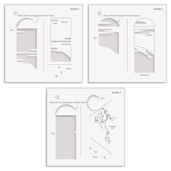 Craft Your Life Project Kit: Windows to Stillness - Altenew