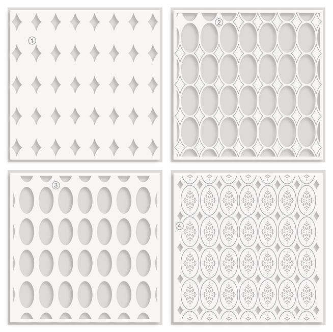 Altenew Heirloom Filigree stencil and embossing folder set with intricate floral designs for paper crafting projects.