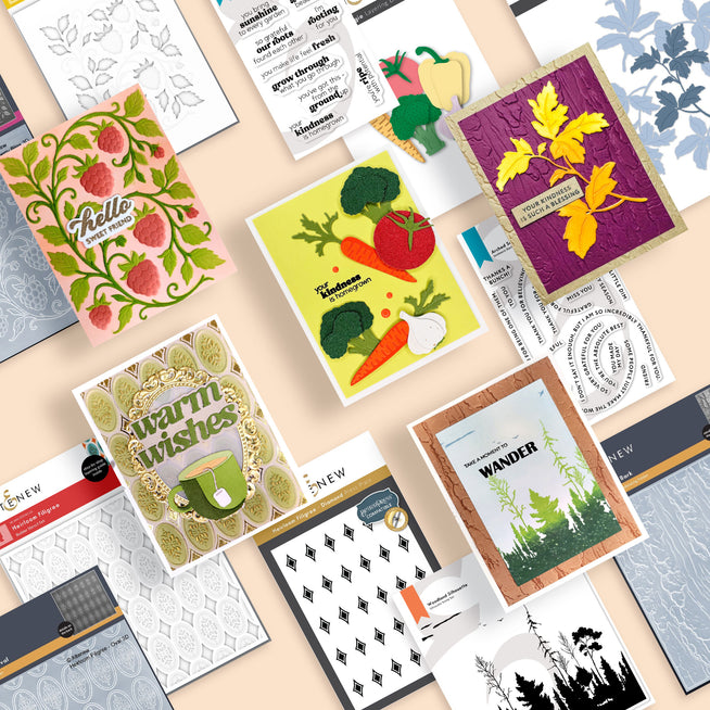 Altenew September 2026 Full Release Bundle showcasing various stamps, inks, and crafting supplies in colorful packaging.