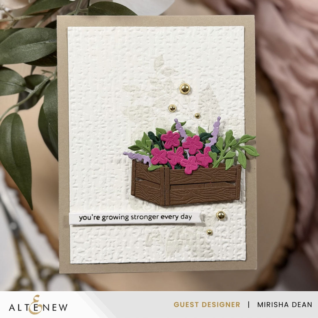 Mini Delight: Gardener's Corner Stamp & Die Set - Altenew