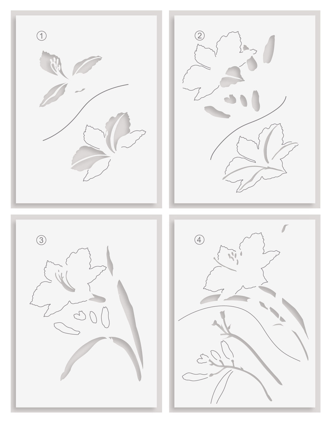 white lily build Build-A-Garden: Leaning Lily