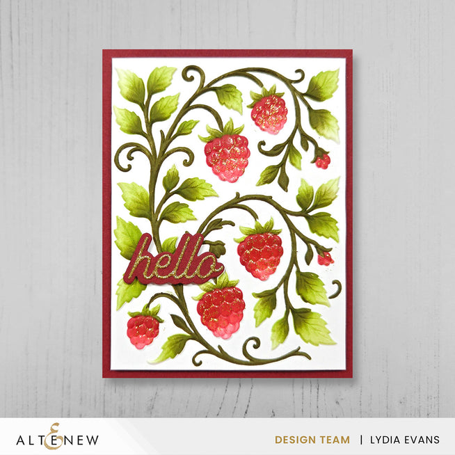 Altenew Warm & Cozy Sentiments die set with intricate dies for paper crafting and card making projects.