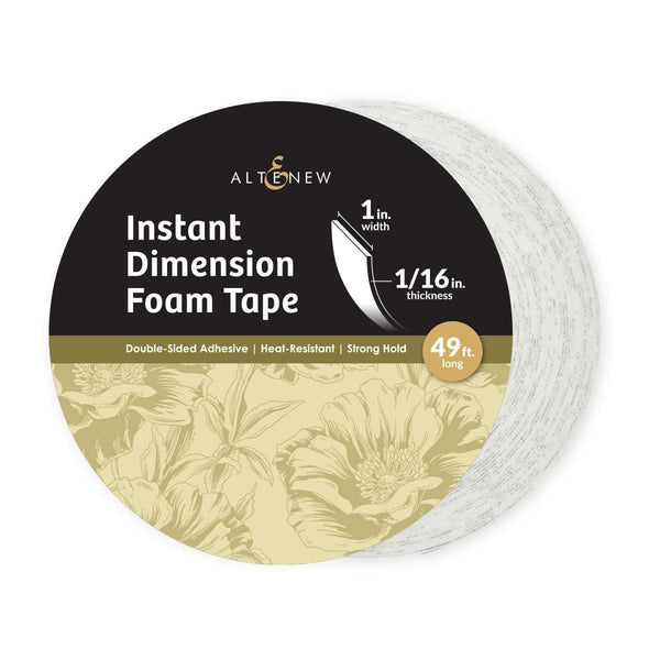 Instant Dimension Foam Tape - 1/16'' x 1'' x 15m