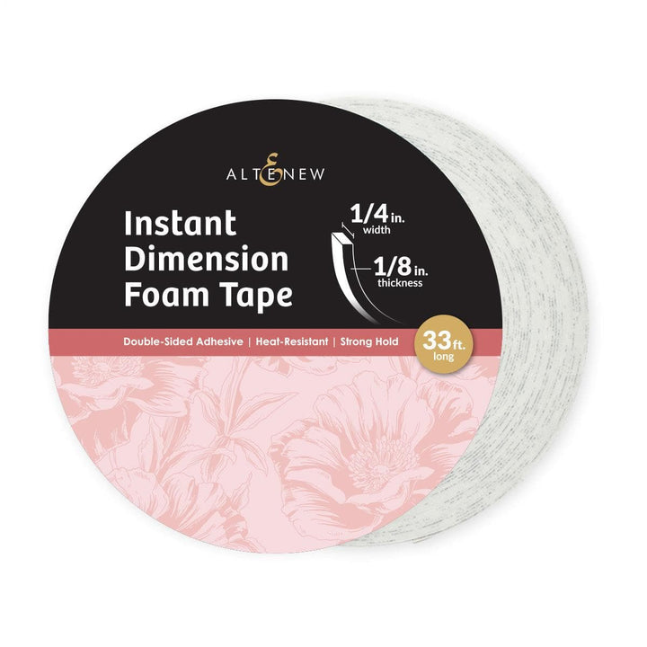 Instant Dimension Foam Tape - 1/8'' x 1/4'' x 10m