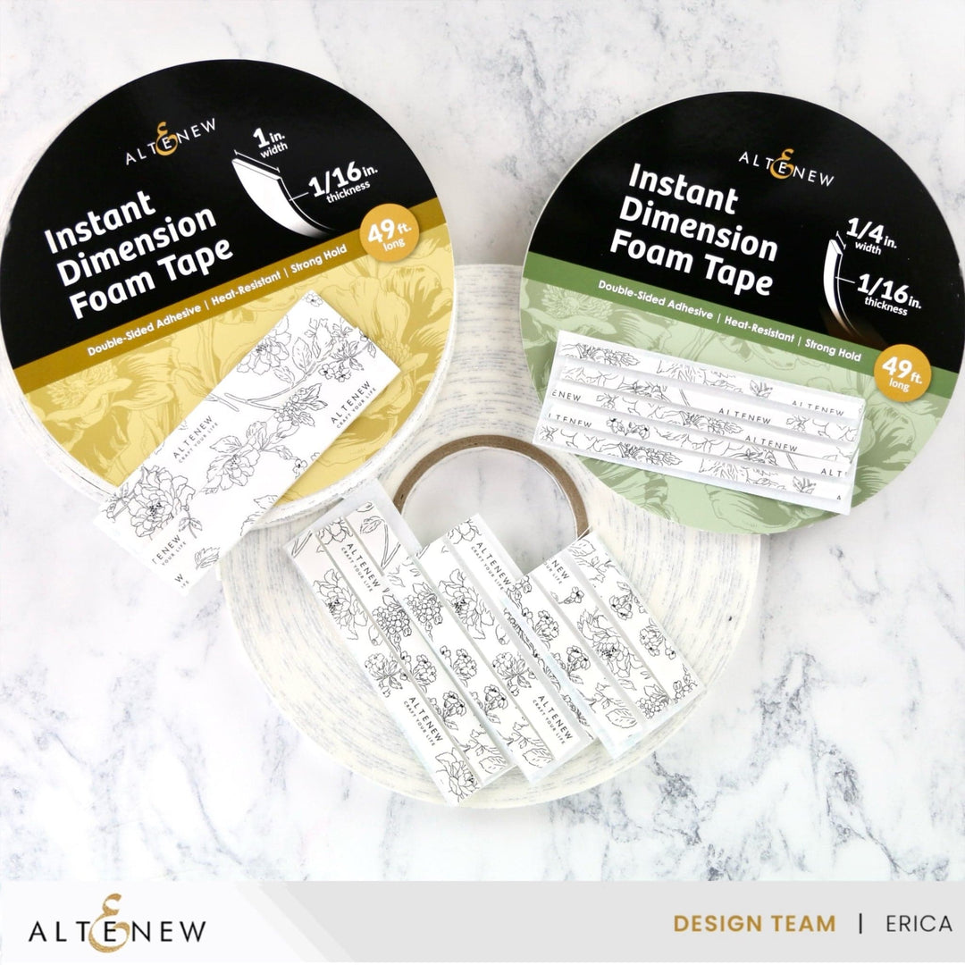 Instant Dimension Foam Tape Bundle (4 Sizes)