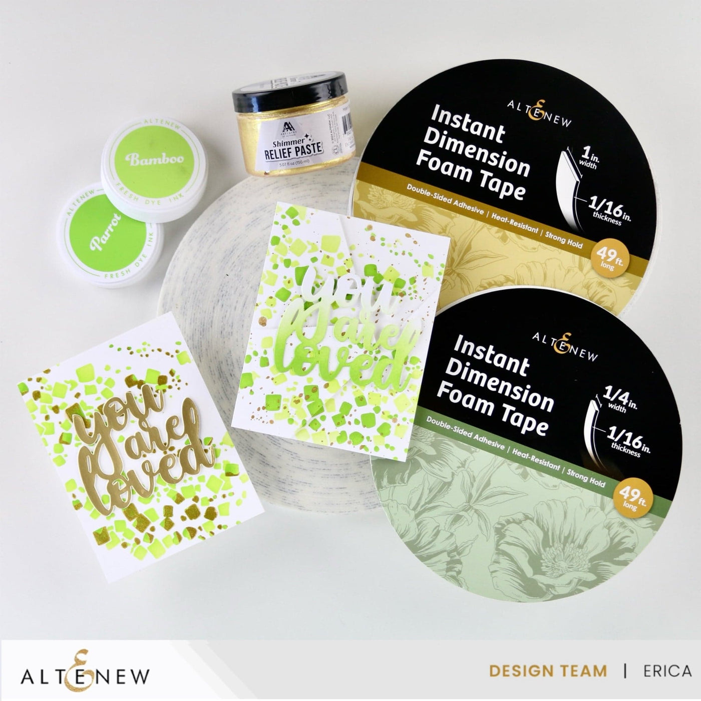 Instant Dimension Foam Tape Bundle (4 Sizes)