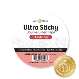 Ultra Sticky Double Sided Tape (1/4 inch × 50m)