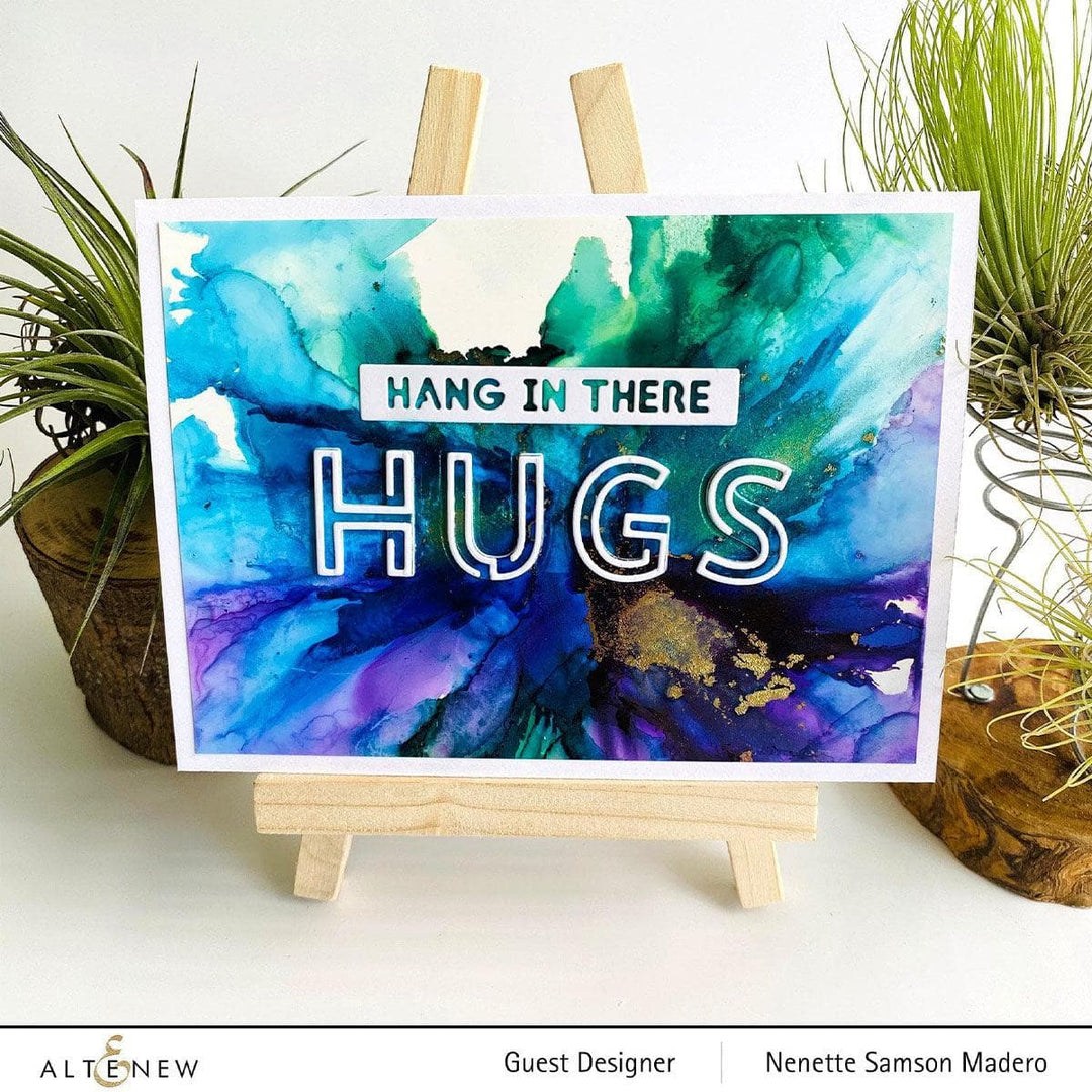 Cool Summer Night Alcohol Ink