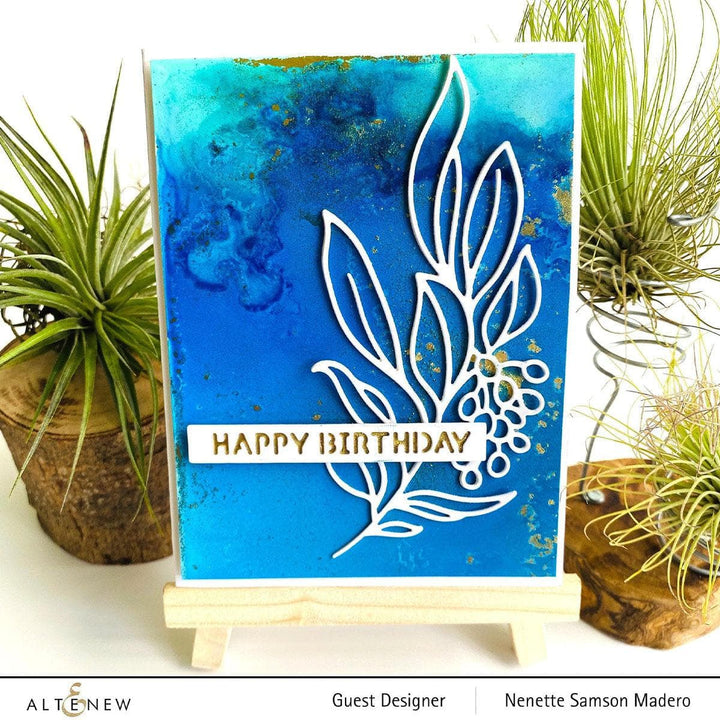 Cool Summer Night Alcohol Ink