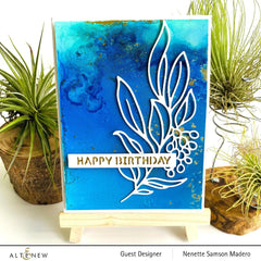 Cool Summer Night Alcohol Ink