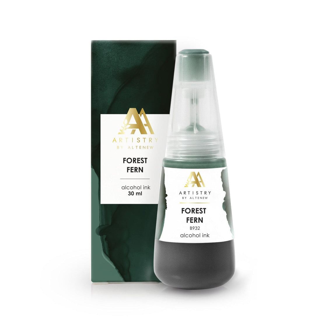 Frosted Foliage Alcohol Ink