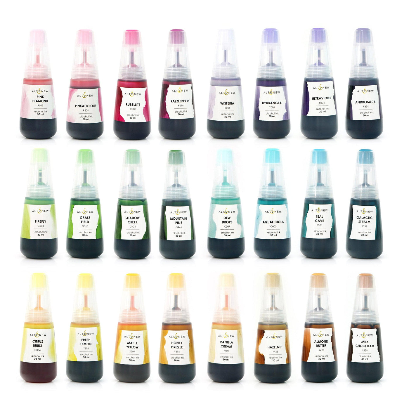 Altenew | Card Making, Scrapbooking & Paper-Crafting Supplies! Alcohol Ink Bundle Nature's Views 24 Artist Alcohol Inks Bundle