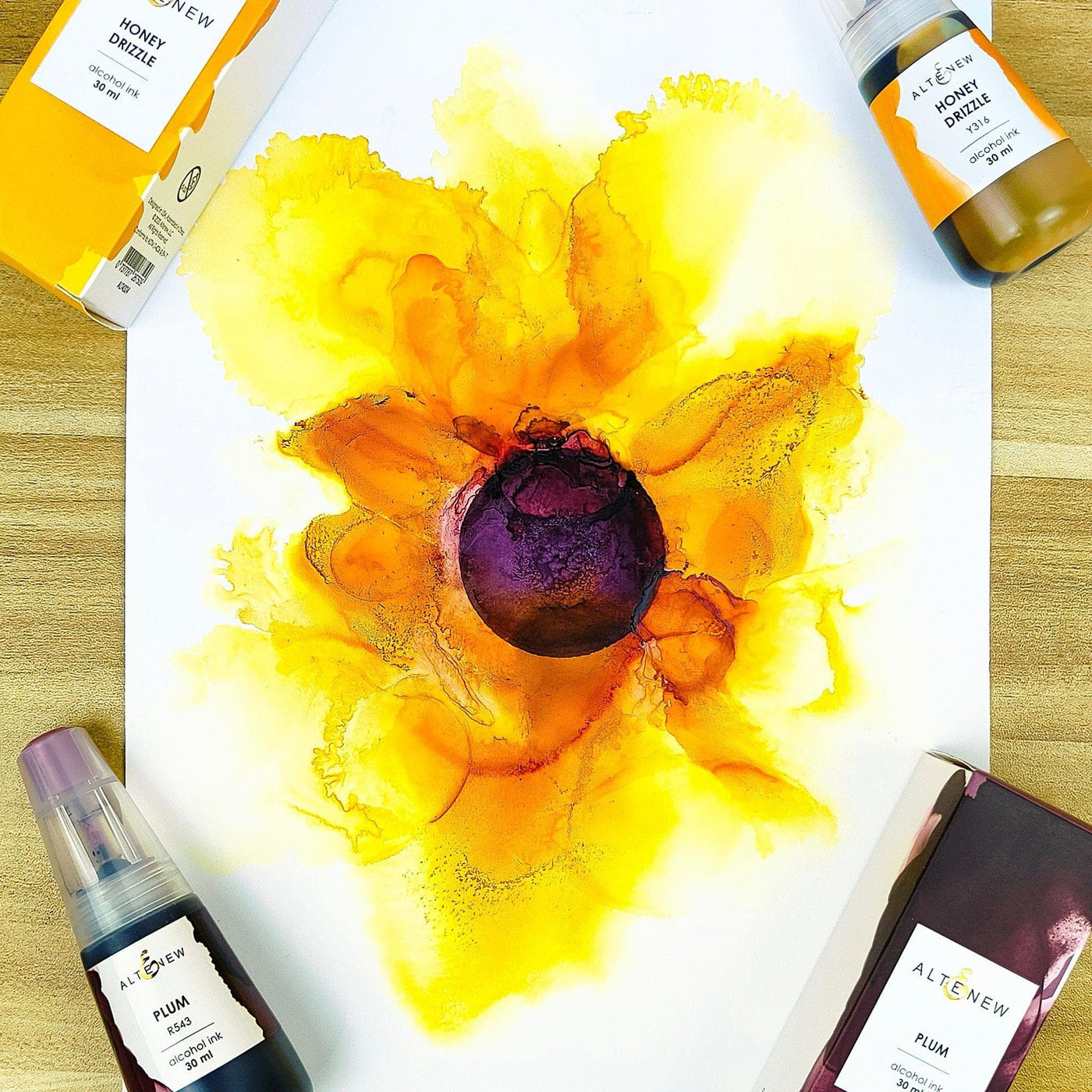 Pocketful of Sunshine Alcohol Ink