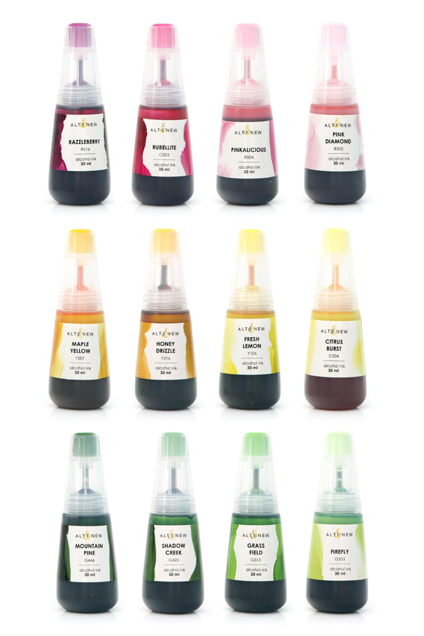 Altenew Alcohol Ink Bundle Sunshine Valley Garden 12 Artist Alcohol Ink Bundle