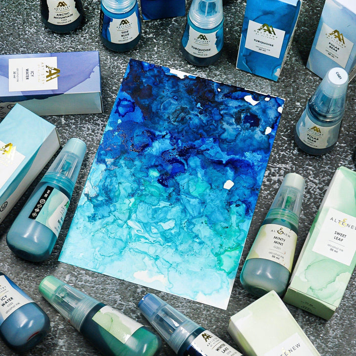 Sweet Leaf Alcohol Ink