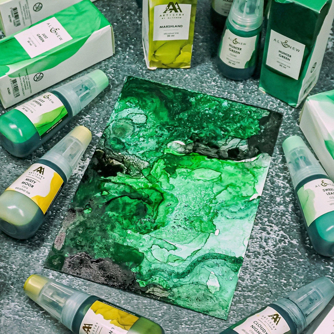 Sweet Leaf Alcohol Ink