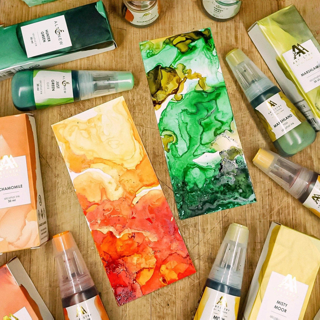 Sweet Leaf Alcohol Ink