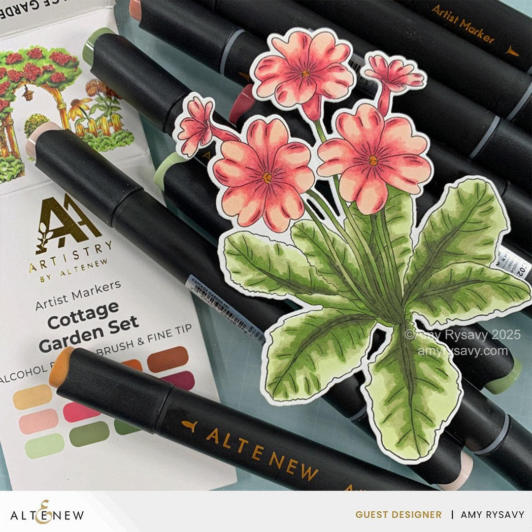 Cottage Garden Artist Alcohol Markers Set & Alcohol Ink Bundle