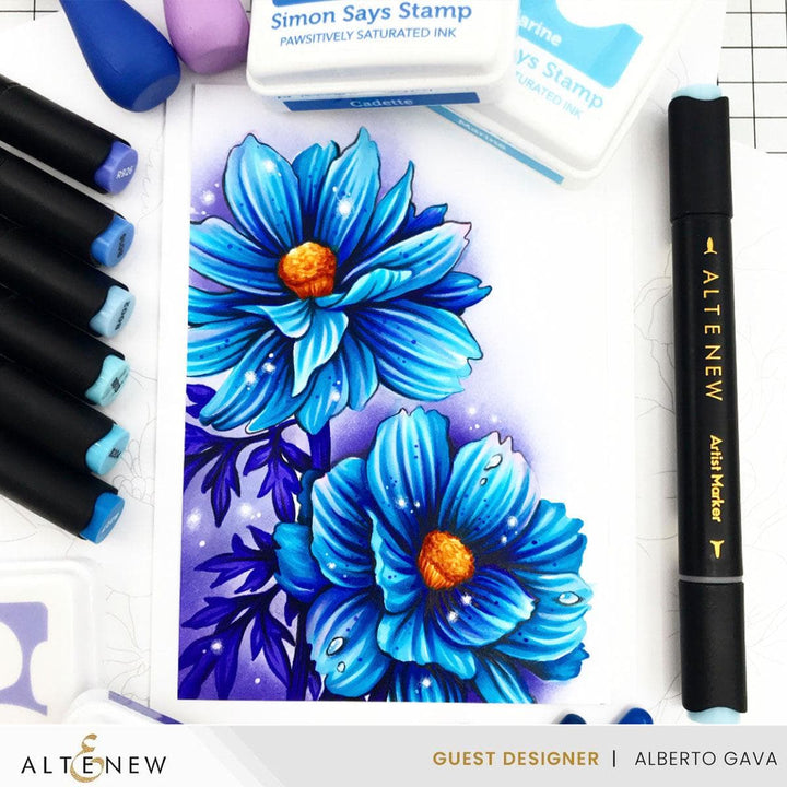 Cottage Garden Artist Alcohol Markers Set & Alcohol Ink Bundle