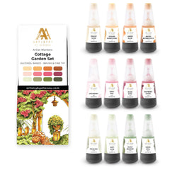 Cottage Garden Artist Alcohol Markers Set & Alcohol Ink Bundle