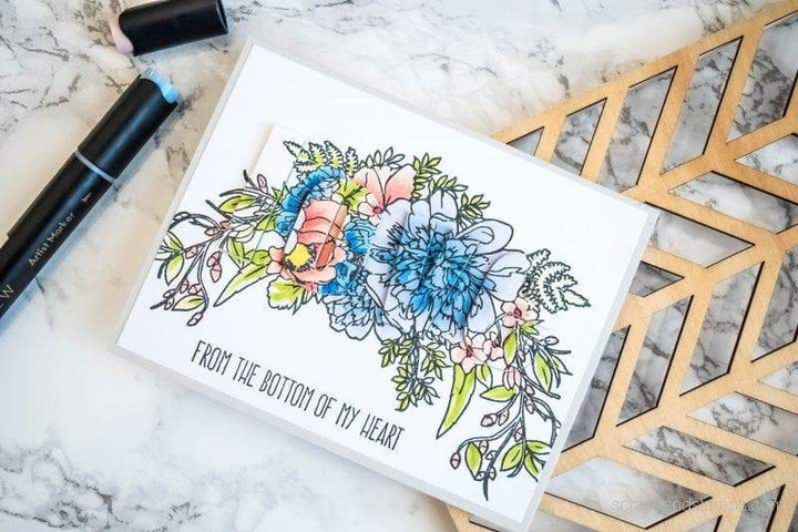 Altenew Alcohol Marker & Alcohol Ink Bundle Mediterranean Terrace Garden Artist Alcohol Markers Set B & Alcohol Ink Bundle (12 Colors)