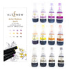 Mediterranean Terrace Garden Artist Alcohol Markers Set B & Alcohol Ink Bundle (12 Colors)