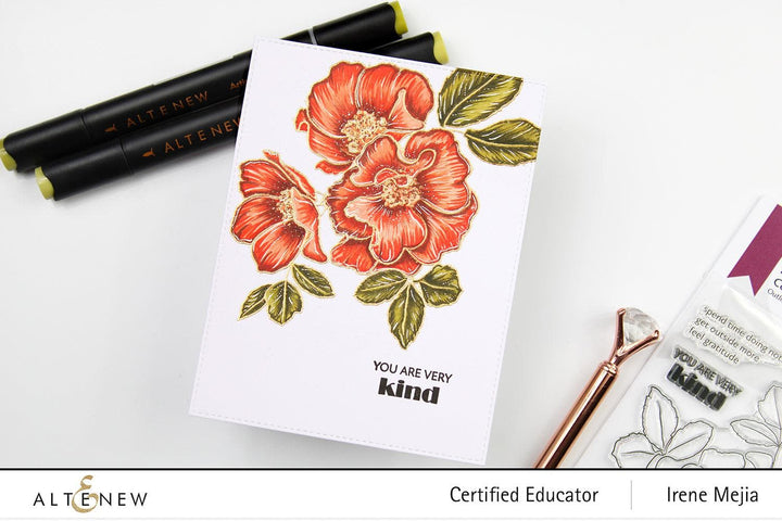 Altenew Alcohol Marker & Alcohol Ink Bundle Mystic Garden Artist Alcohol Markers Set & Alcohol Ink Bundle