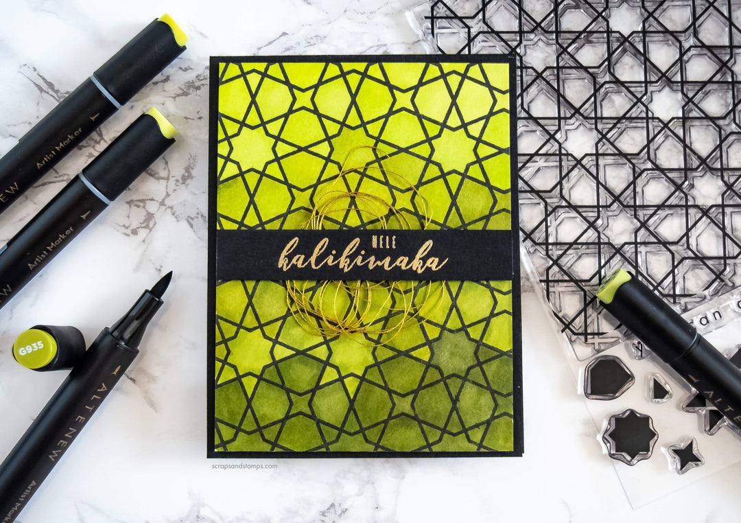 Altenew Alcohol Marker & Alcohol Ink Bundle Tropical Garden Artist Alcohol Markers Set E & Alcohol Ink Bundle (12 Colors)