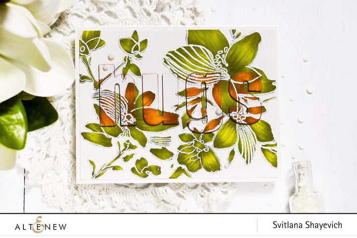 Altenew Alcohol Marker & Alcohol Ink Bundle Tropical Garden Artist Alcohol Markers Set E & Alcohol Ink Bundle (12 Colors)