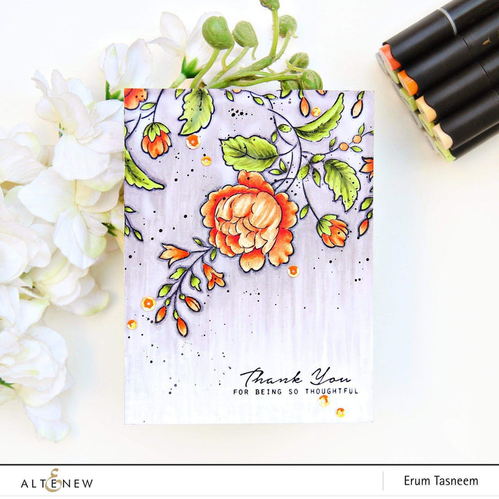 Altenew Alcohol Marker & Alcohol Ink Bundle Tropical Garden Artist Alcohol Markers Set E & Alcohol Ink Bundle (12 Colors)