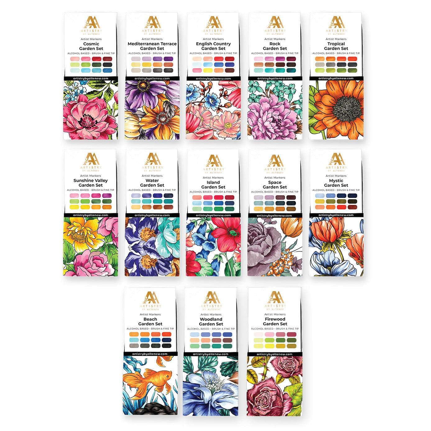Artist Alcohol Markers Bundle (156 Colors) | Altenew