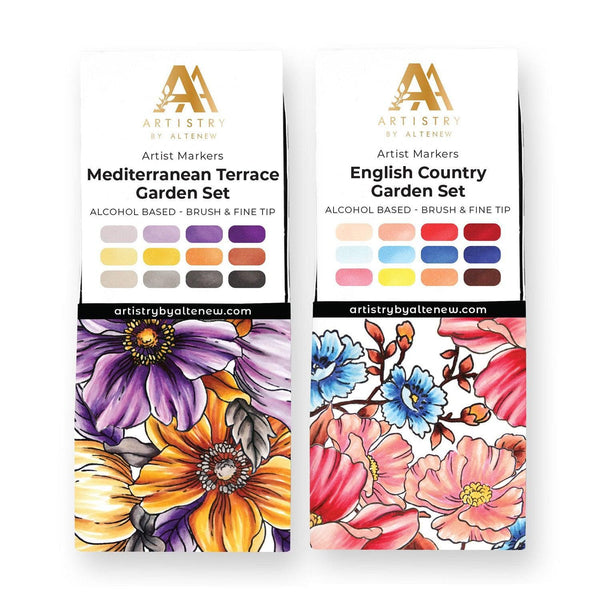 Artist Alcohol Markers Bundle (24 Colors)