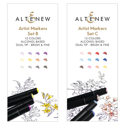 Altenew Alcohol Marker Bundle Artist Alcohol Markers Bundle (24 Colors)