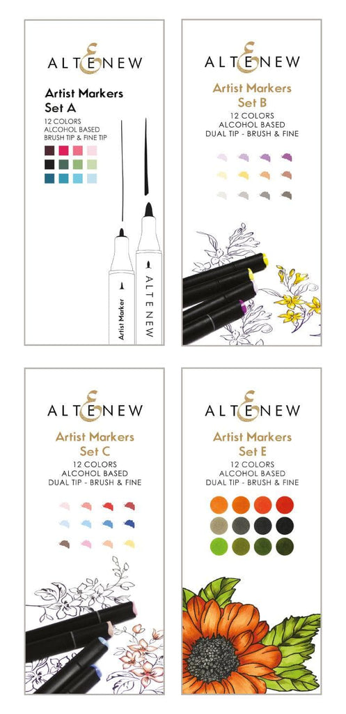 Art Markers Dual Brush Pens for Coloring, 60 Artist Brazil