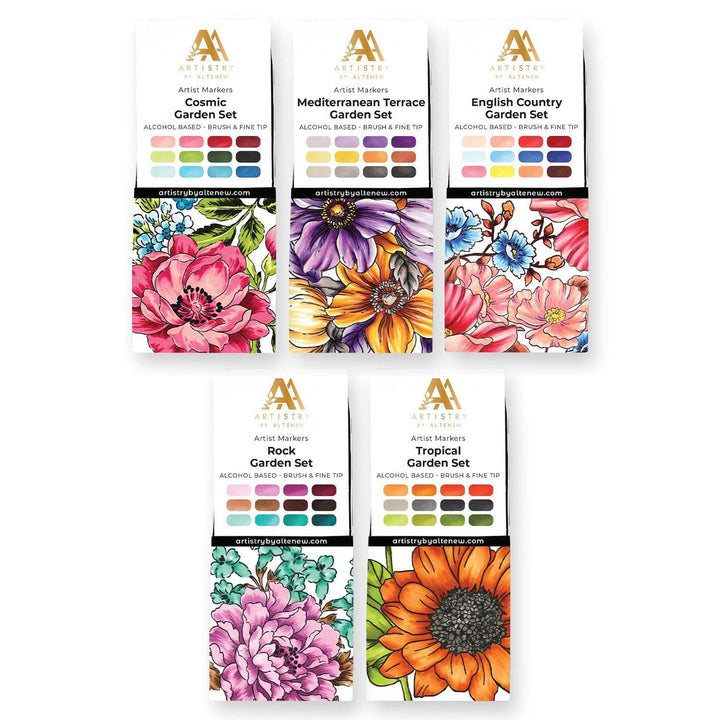 Artist Alcohol Markers Bundle (60 Colors)