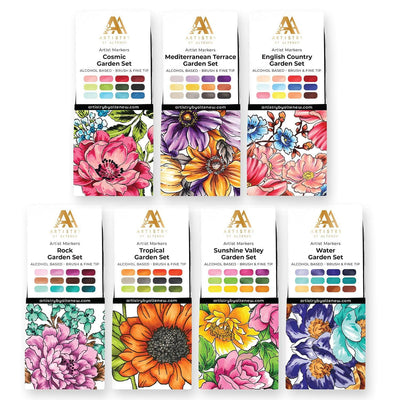 Artist Alcohol Markers Bundle (84 Colors)