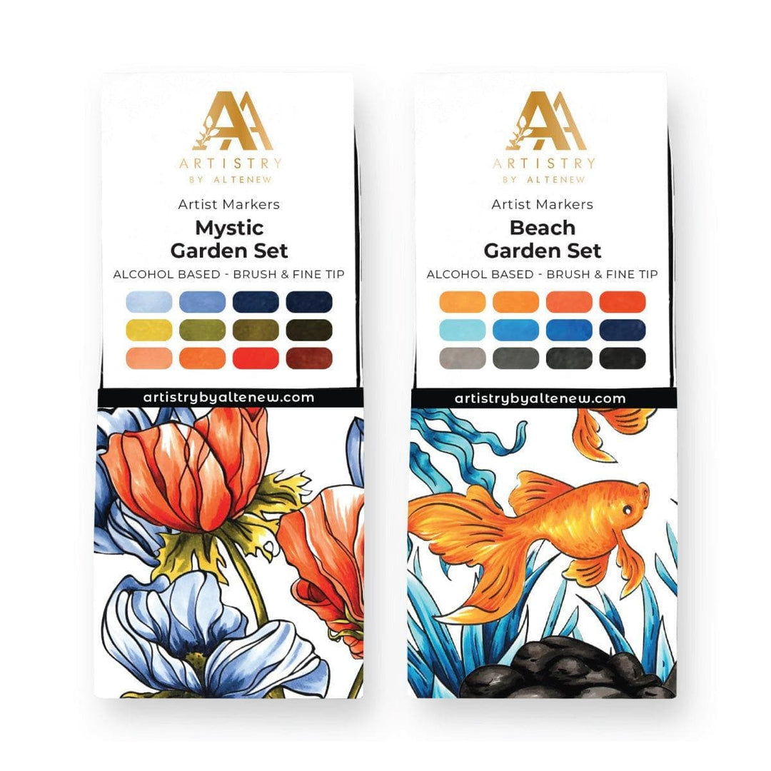 Altenew Alcohol Marker Bundle Enchanted Coast Alcohol Markers Bundle