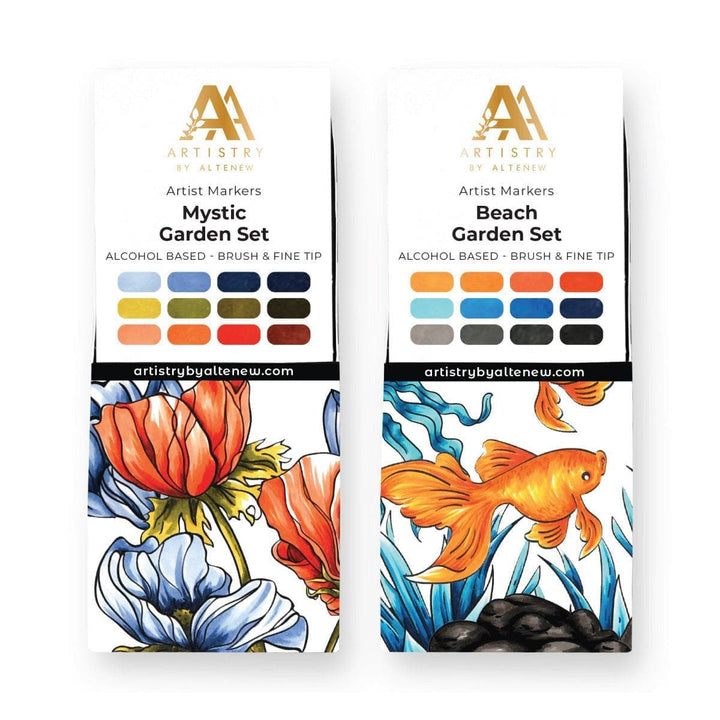 Altenew Alcohol Marker Bundle Enchanted Coast Alcohol Markers Bundle