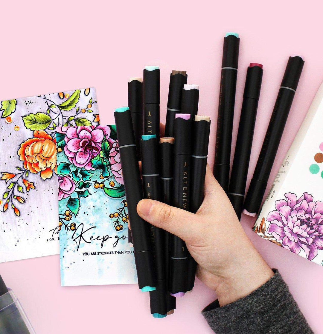 Altenew Alcohol Marker Bundle Garden Love 24 Artist Alcohol Markers Bundle﻿