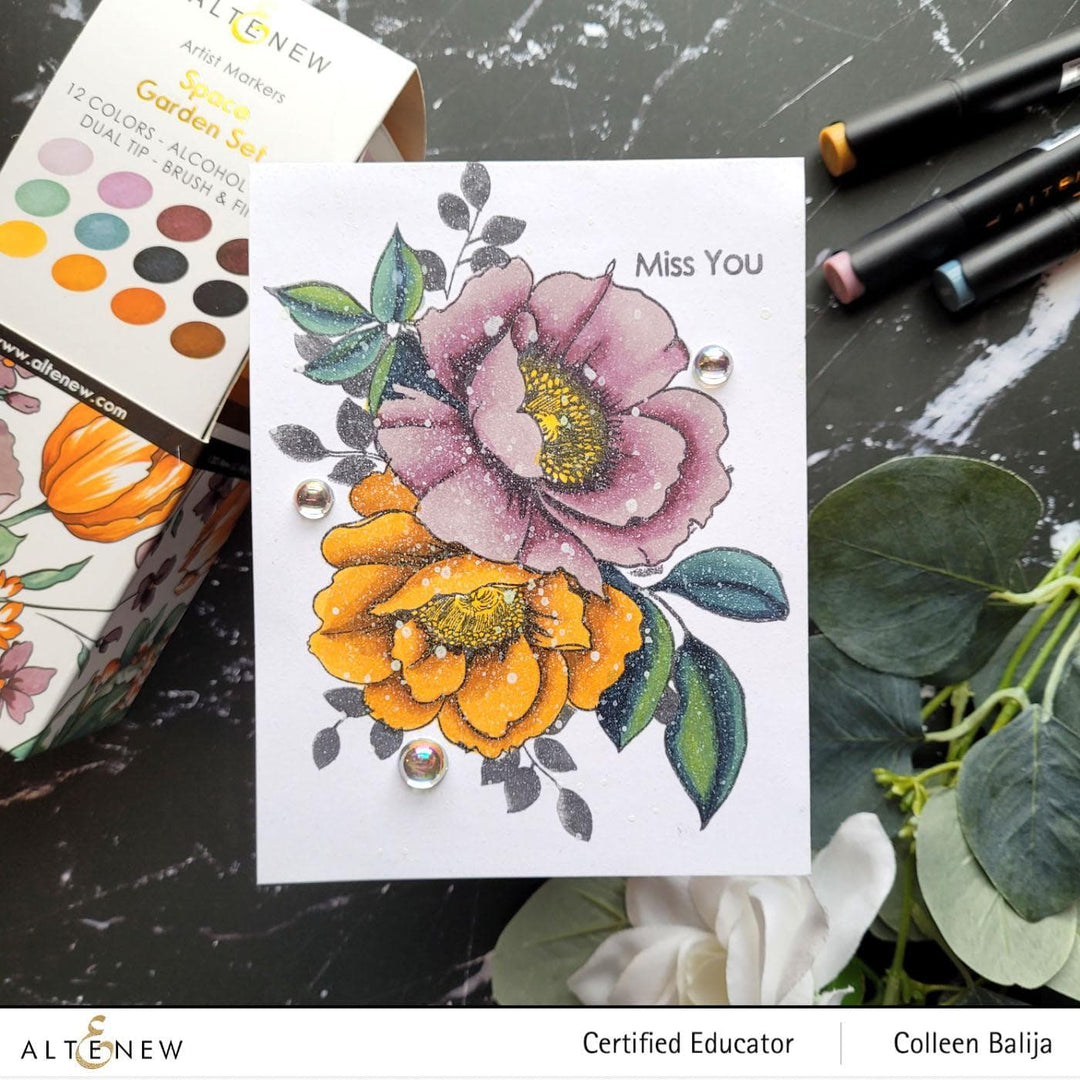 Altenew Release Bundle Island Garden & Space Garden Artist Alcohol Markers Bundle
