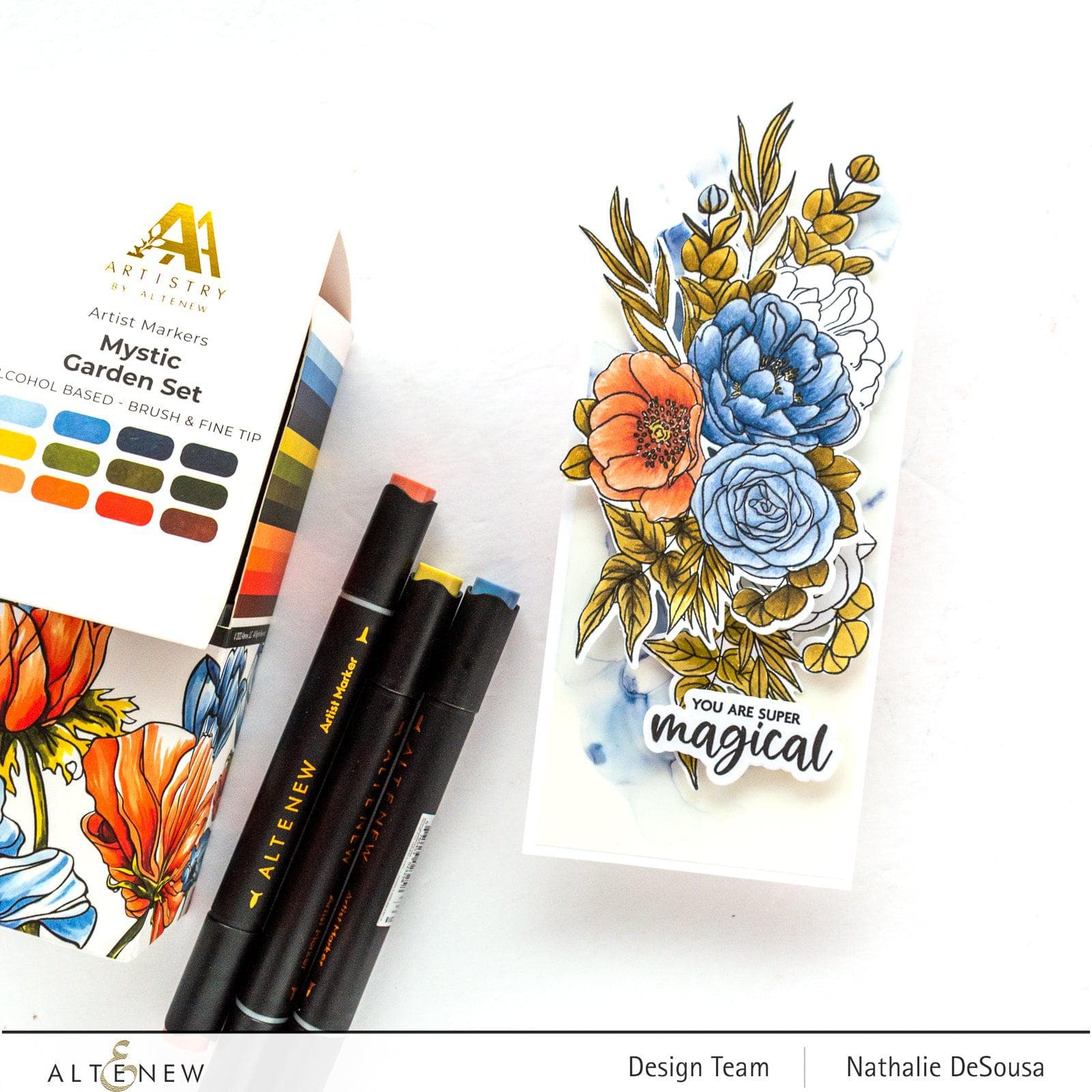 Altenew Beach Garden Artist Alcohol Markers Set & Alcohol Ink Bundle