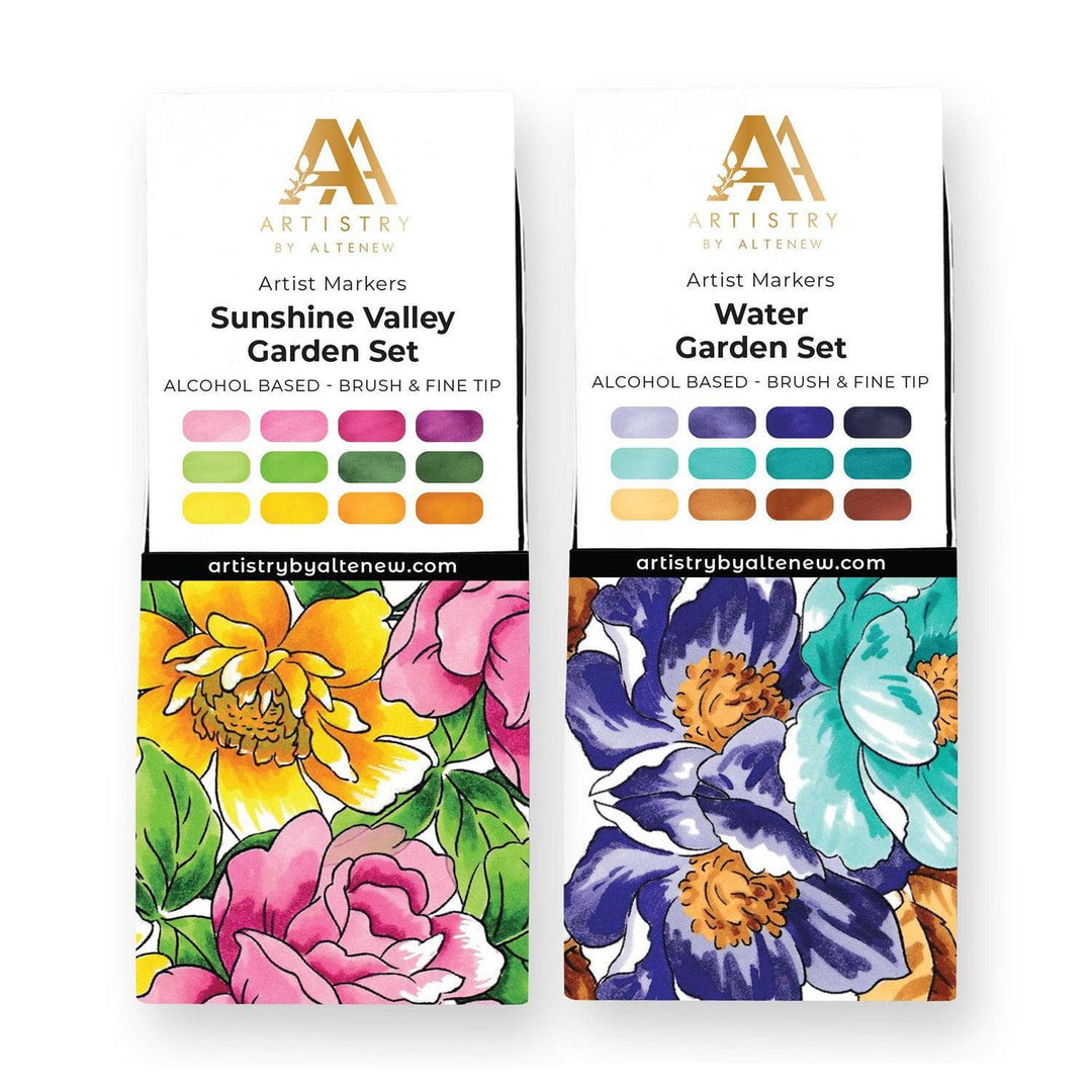 Nature's Views 24 Artist Alcohol Markers Bundle