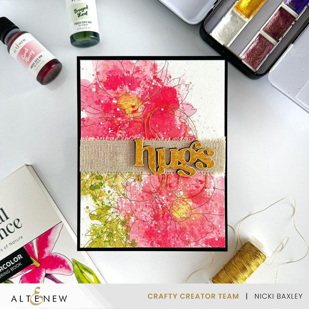 Artist Alcohol Markers Set D & Botanical Elegance Alcohol Marker Coloring Sheets Bundle